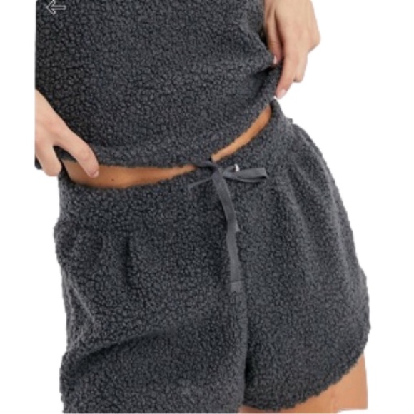 NWT Brave Soul Teddy Lounge Pajama Short Set - XS - Picture 3 of 7